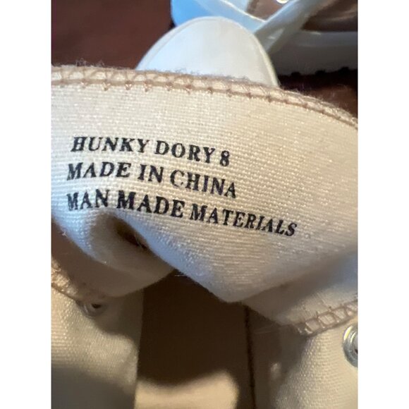 Corkys Hunky Dory Womens High Top Sneakers Size 8 Velvet Peach Lace-Up - Picture 3 of 7